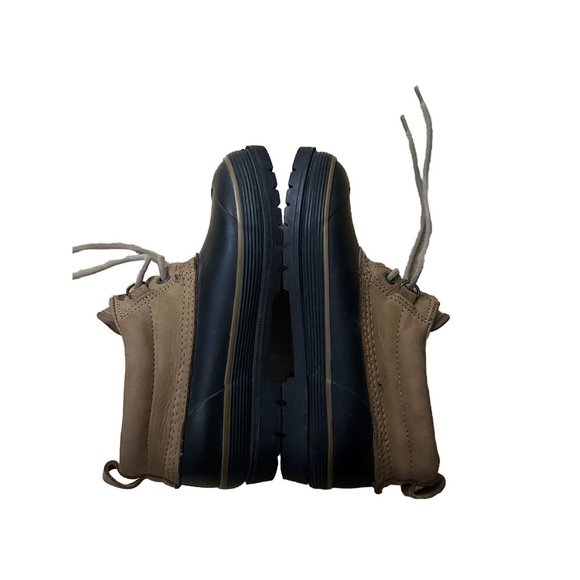 Lands End Size 6 Womens Leather & Rubber Thinsulate Lace Up Duck Boots Steel - Picture 7 of 16